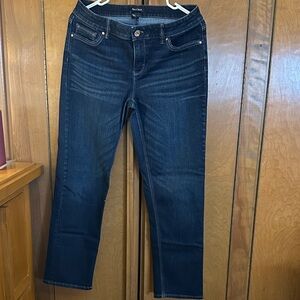 Dark Blue Women’s Jeans - Stretch Strsight Fit
